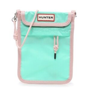Hunter Mint and Pink Crossbody Bag